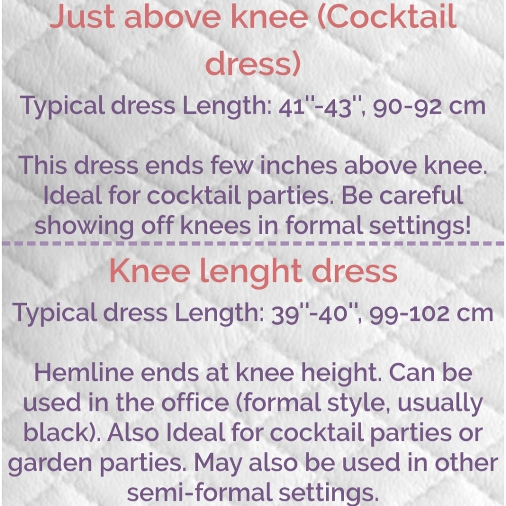 Dress lengths 👗📏 Know the difference! - image 4